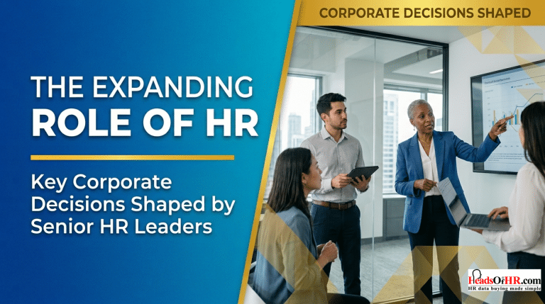The Expanding Role of HR: Key Corporate Decisions Shaped by Senior HR Leaders ?